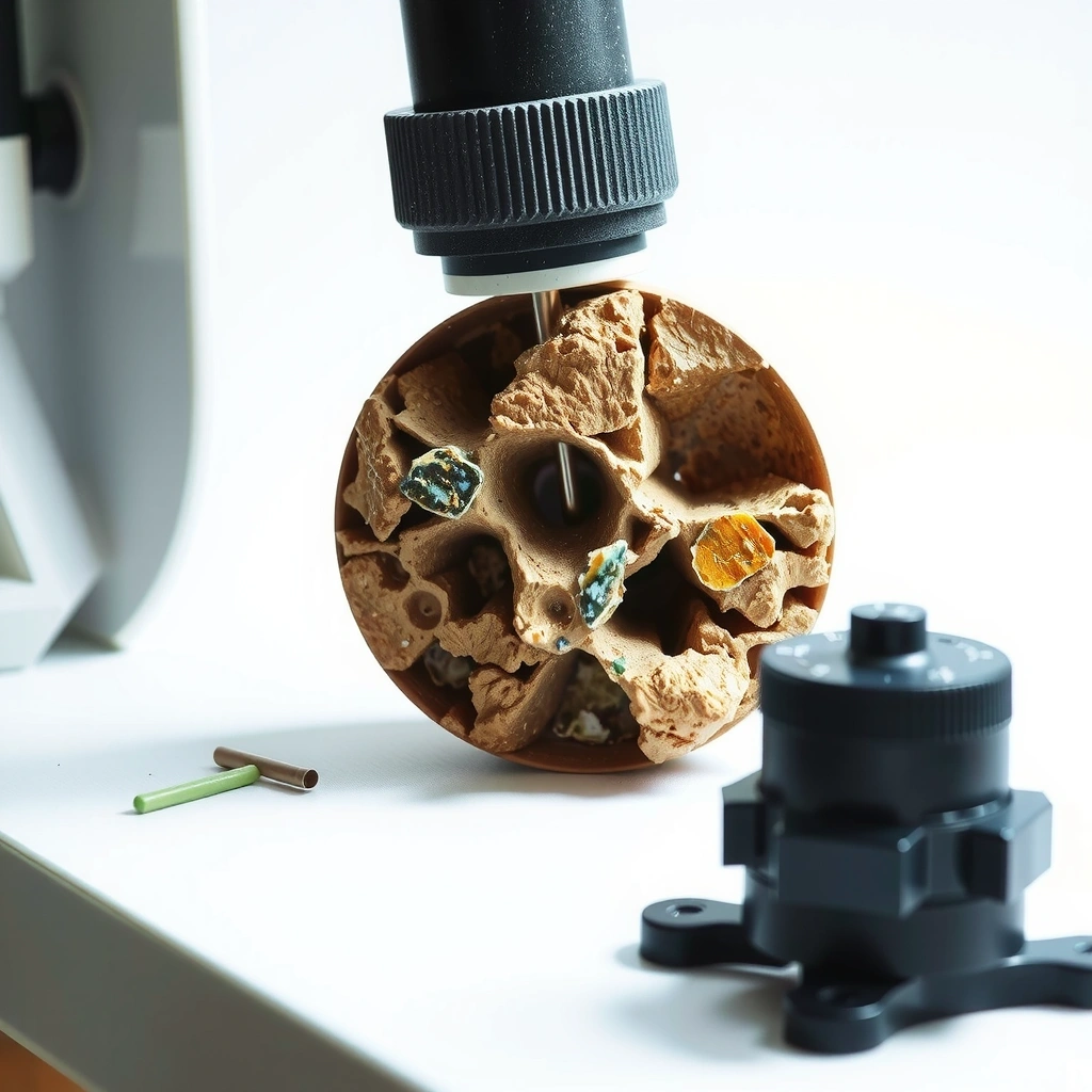 Análisis de muestras geológicas