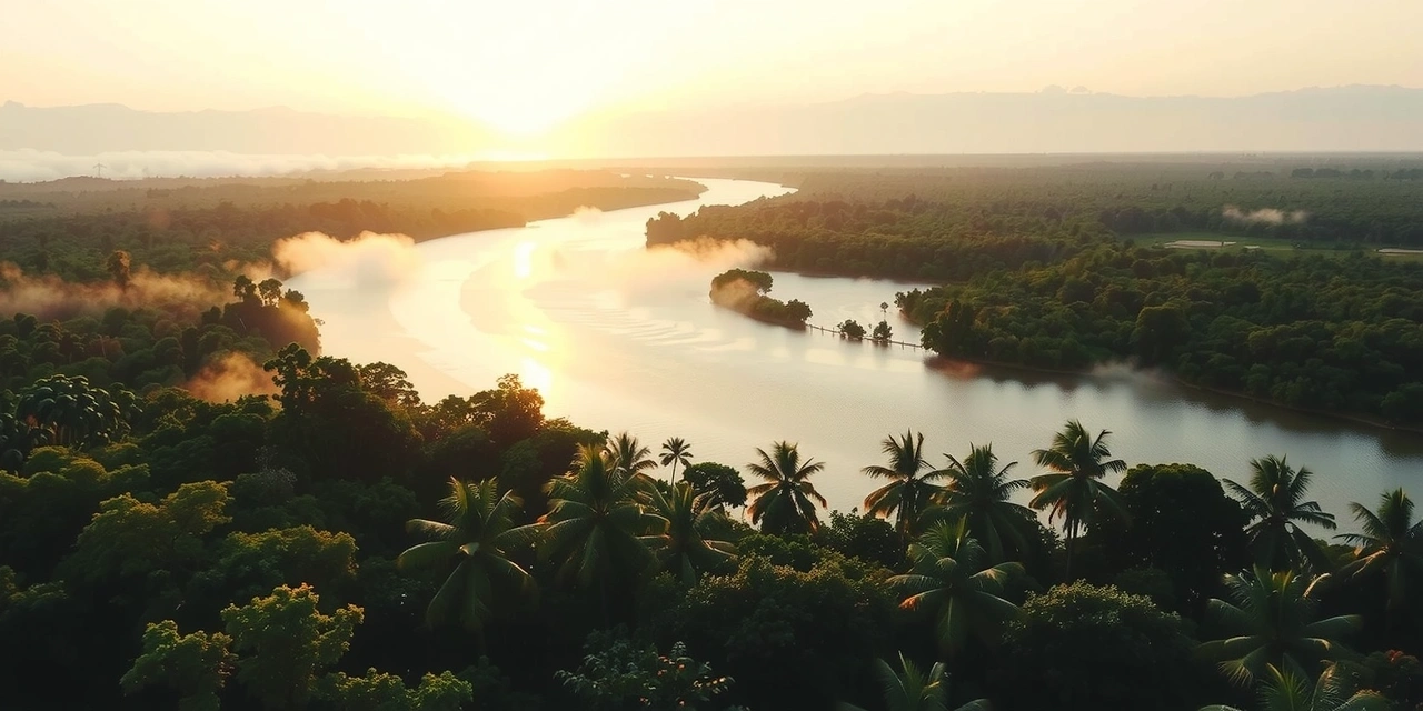 Paisaje de la cuenca amazónica